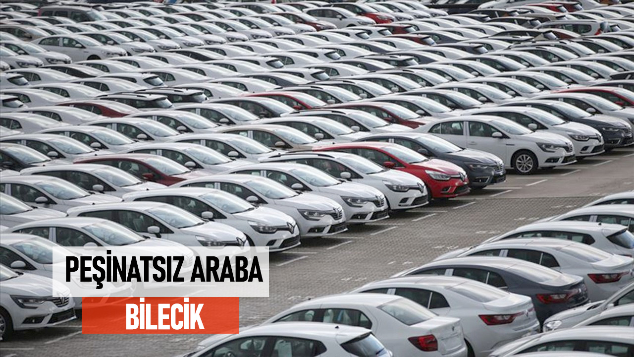 Bilecik Peşinatsız Araba